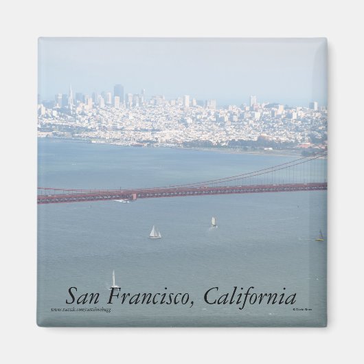 San Francisco, Californië. Magneet (Voorkant)