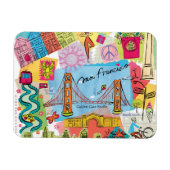 San Francisco, Californië Magneet (Horizontaal)