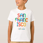 San Francisco Californië midden eeuw, Pop Art, T-shirt (Voorkant)