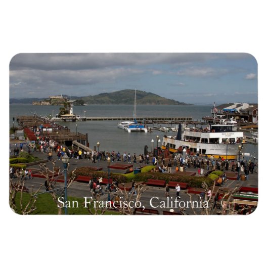 San Francisco, Californië Premium Flexi Magnet Magneet (Horizontaal)
