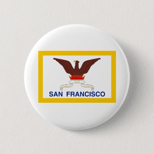 San Francisco Californië Ronde Button 5,7 Cm (Voorkant)