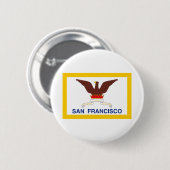 San Francisco Californië Ronde Button 5,7 Cm (Voorkant /achterkant)