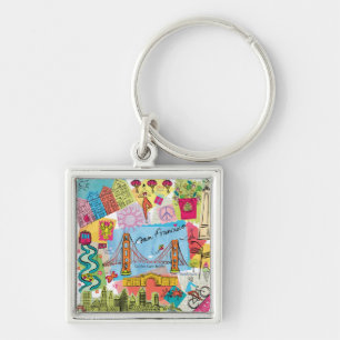 San Francisco, Californië Sleutelhanger