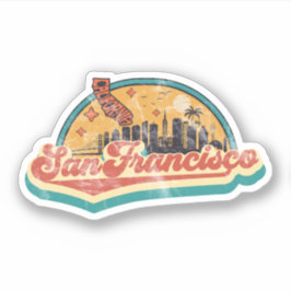 San Francisco, Californië Sticker