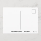 San Francisco, Californië Stripboek Style Art Briefkaart (Achterkant)