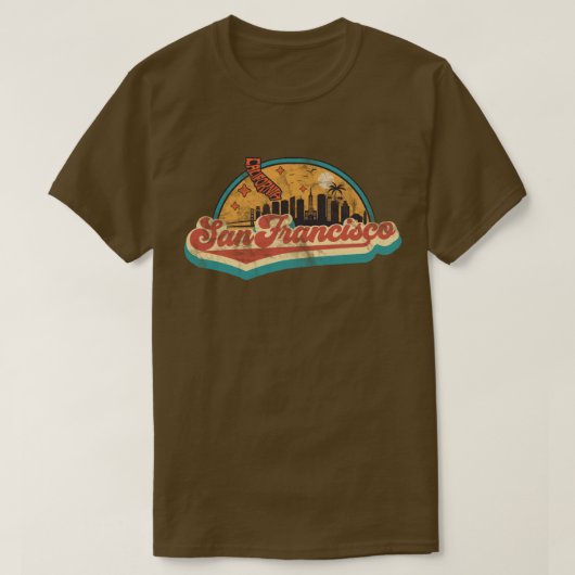 San Francisco, Californië T-shirt (Design voorkant)