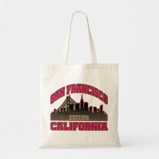 San Francisco, Californië Tote Bag (Voorkant)