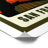 San Francisco, Californië, Verenigde Staten Poster (Hoek)