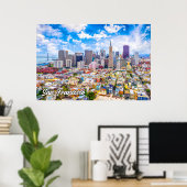 San Francisco, Californië, Verenigde Staten Poster (Thuiskantoor)
