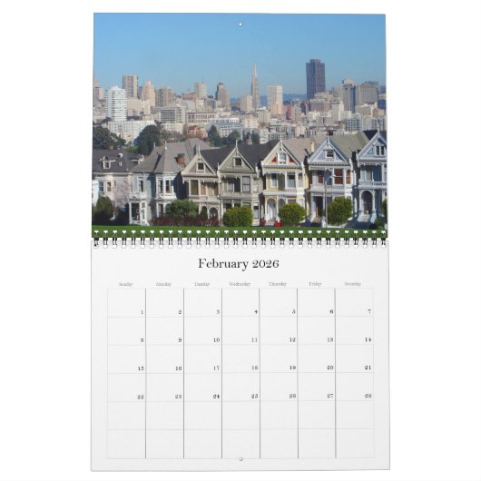 San Francisco - Californië - VS Kalender (Feb 2026)