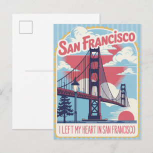 San Francisco Californië VS Reis uit het verleden Briefkaart