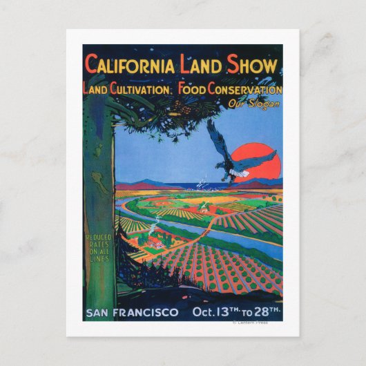 San Francisco, CaliforniëLand Show Briefkaart (Voorkant)