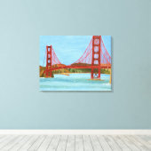 San Francisco Canvas Afdruk (Insitu (Houten vloer))