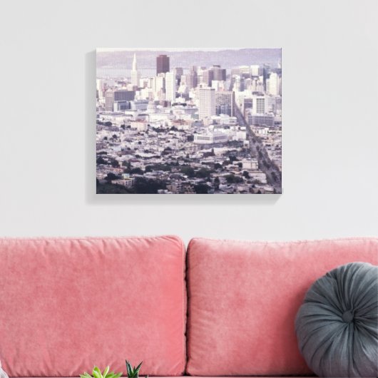 San Francisco Canvas Afdruk (Insitu (Woonkamer))