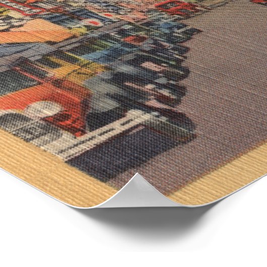 San Francisco, CAS-treetscène uit Chinatown Poster (Hoek)