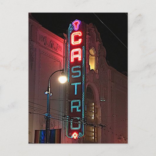 San Francisco Castro Sign #3-2 Briefkaart (Voorkant)