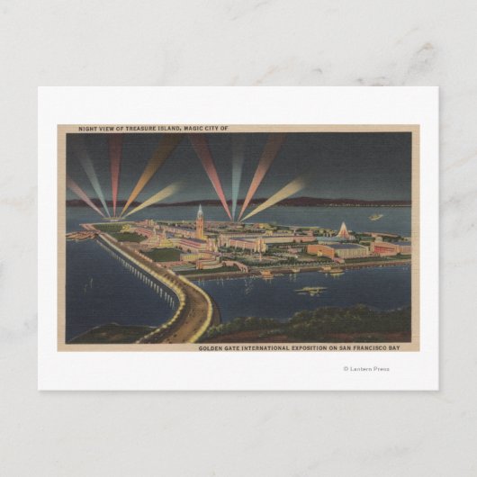 San Francisco, CATreasure Island bij Intl Expo Briefkaart (Voorkant)