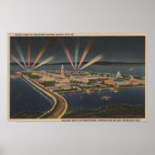 San Francisco, CATreasure Island bij Intl Expo Poster (Voorkant)