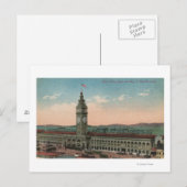 San Francisco, CAUnion Ferry Terminal Building Briefkaart (Voorkant / Achterkant)