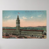 San Francisco, CAUnion Ferry Terminal Building Poster (Voorkant)