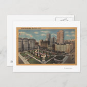 San Francisco, CAUnion Square Uitzicht Briefkaart (Voorkant / Achterkant)