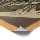 San Francisco, CAUnion Square Uitzicht Poster (Hoek)