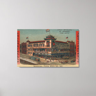 San Francisco, CAView of Nanking Fook Co. Canvas Afdruk