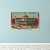 San Francisco, CAView of Nanking Fook Co. Canvas Afdruk (Insitu (Houten vloer))