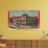 San Francisco, CAView of Nanking Fook Co. Canvas Afdruk (Insitu (Woonkamer))