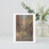 San Francisco, CAView of Old Chinatown Street Briefkaart (Staand voorkant)