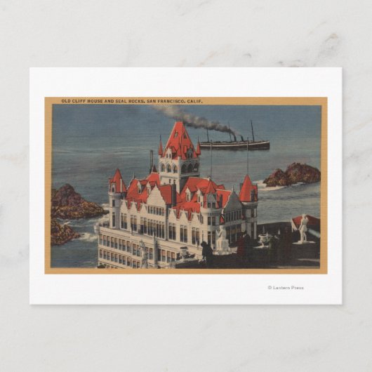 San Francisco, CAView of Old Cliff House Briefkaart (Voorkant)