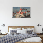 San Francisco, CAView of Old Cliff House Canvas Afdruk (Insitu (Slaapkamer))