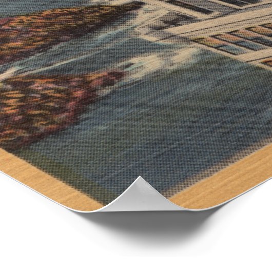 San Francisco, CAView of Old Cliff House Poster (Hoek)