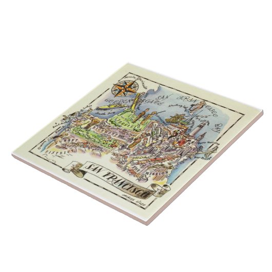 San Francisco Ceramic Tegel Tegeltje (Zijkant)