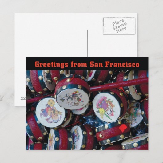 San Francisco China briefkaart (Voorkant / Achterkant)