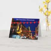 San Francisco Chinatown #11 Kaart (Gele Bloem)