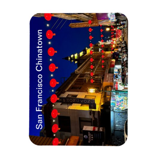 San Francisco Chinatown #11 Magneet (Verticaal)