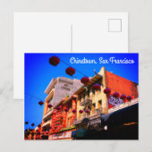 San Francisco Chinatown #4 Briefkaart (Voorkant / Achterkant)