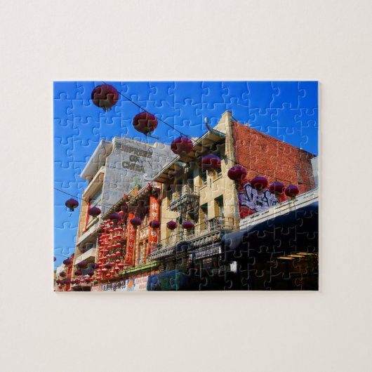 San Francisco Chinatown #4 JigzaaPuzzle Legpuzzel (Horizontaal)