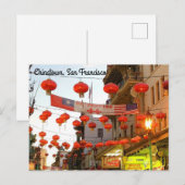 San Francisco Chinatown #5-2 Briefkaart (Voorkant / Achterkant)