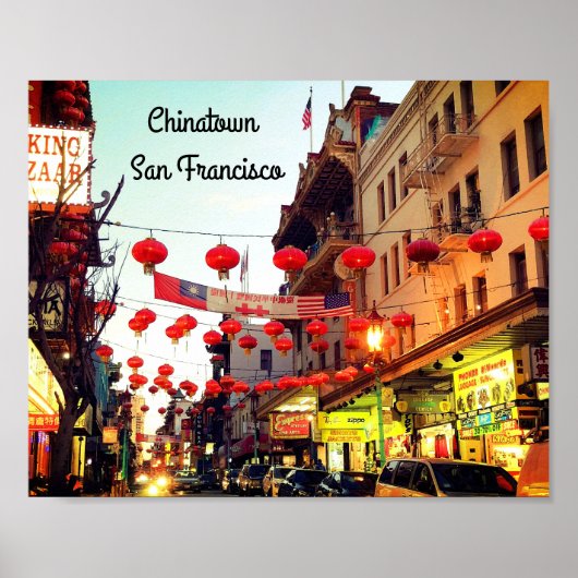 San Francisco Chinatown #5 Poster (Voorkant)