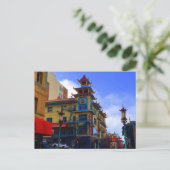 San Francisco Chinatown #8 Briefkaart (Staand voorkant)