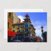 San Francisco Chinatown #8 Briefkaart (Voorkant / Achterkant)