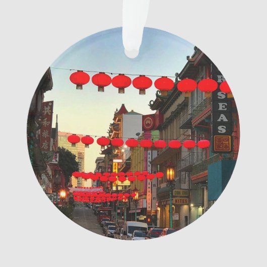 San Francisco Chinatown #9 Ornament (voorkant)