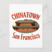 San Francisco Chinatown Briefkaart (Voorkant)