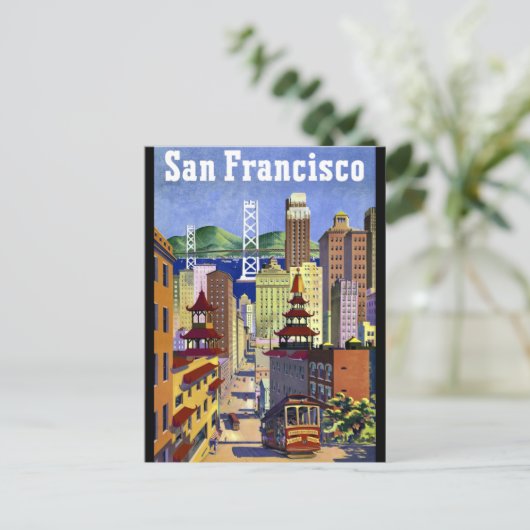 San Francisco Chinatown Briefkaart (Staand voorkant)