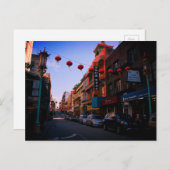 San Francisco Chinatown Briefkaart (Voorkant / Achterkant)