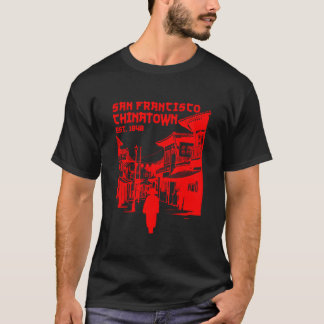 San Francisco Chinatown Chinees Amerikaans Bay Are T-shirt