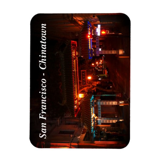 San Francisco Chinatown Gate #2 Magnet Magneet (Verticaal)