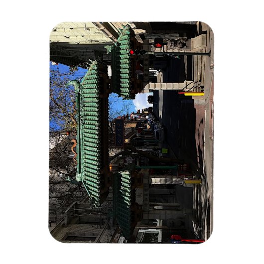 San Francisco Chinatown Gate #3 Magnet Magneet (Verticaal)